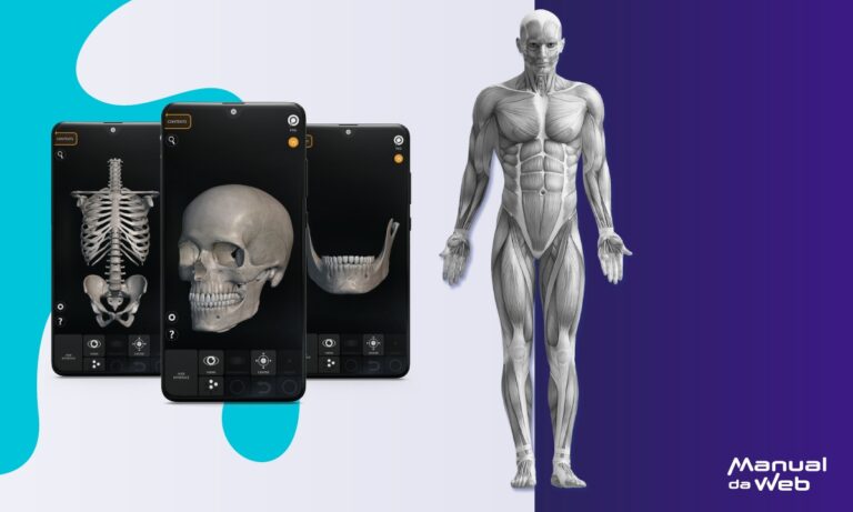 Aplicativo para Estudar o Corpo Humano 3D Prancheta 1