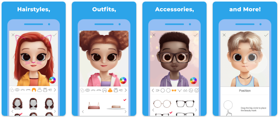 Aplicativo Dollify: crie hoje seu lindo avatar