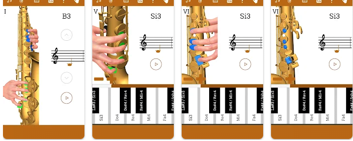 Aplicativo para aprender tocar saxofone pelo celular