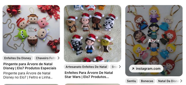 Árvore de Natal decorada