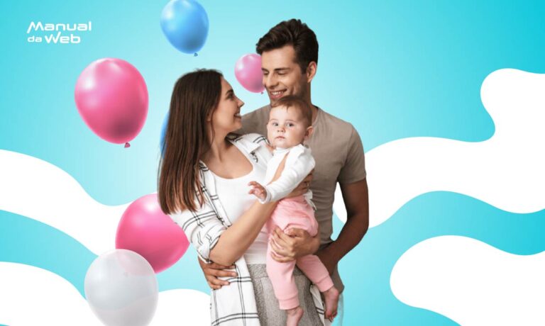 Decoração chá revelação