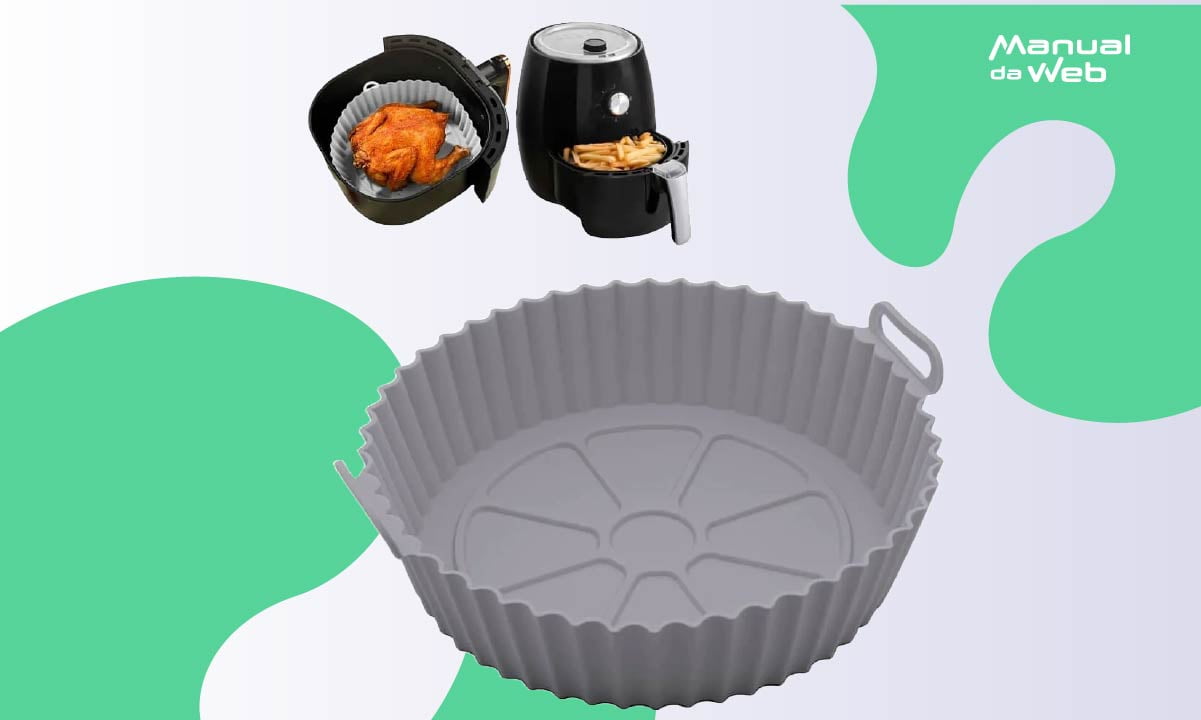 Formas de silicone para airfryer