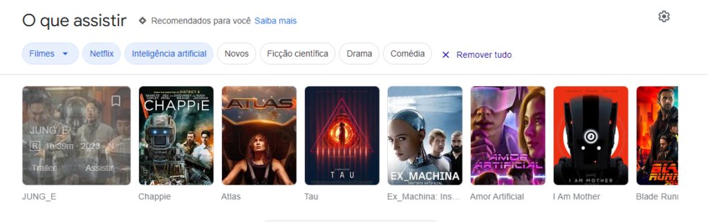  Filmes sobre Inteligência Artificial