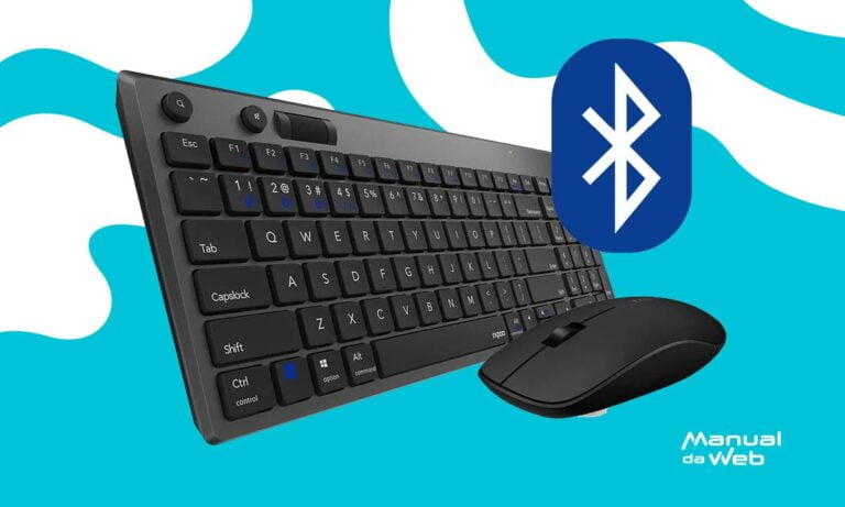Teclado e mouse bluetooth