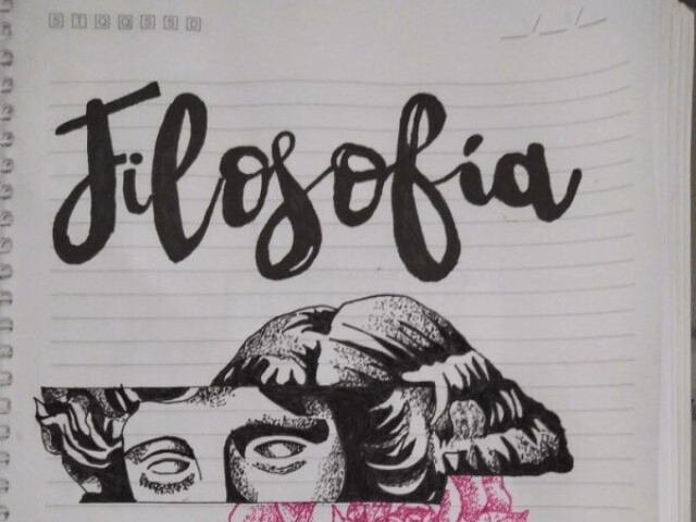 Capa de trabalho de filosofia