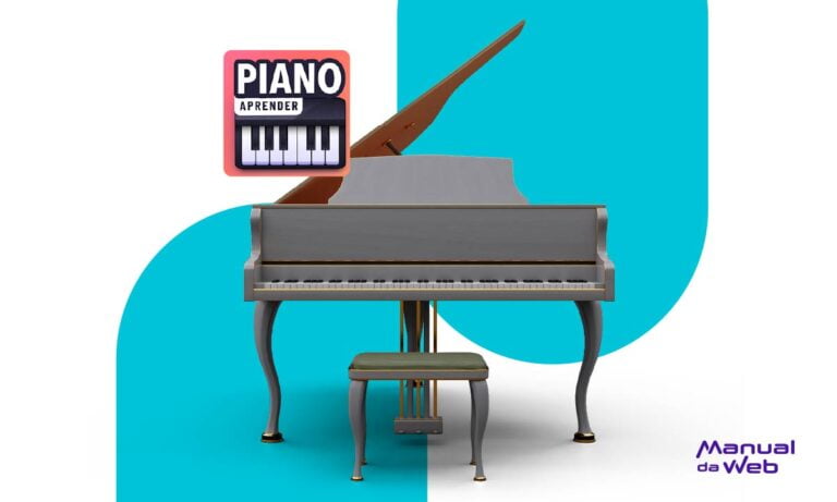 Aplicativo de lições de piano