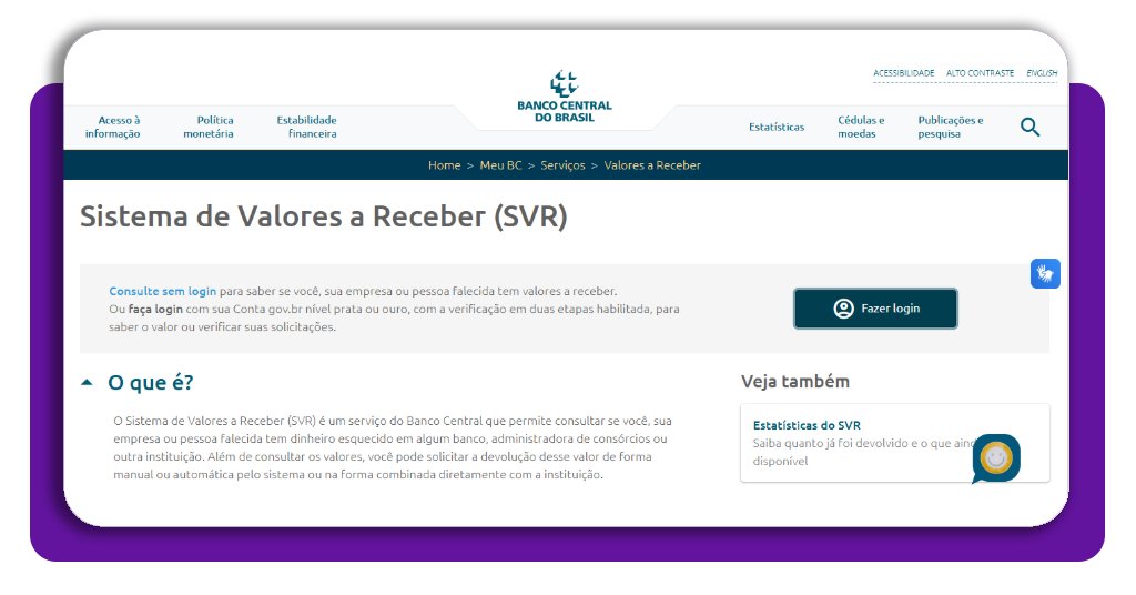 Como consultar valores a receber em bcb.gov.br 2 corpo 1