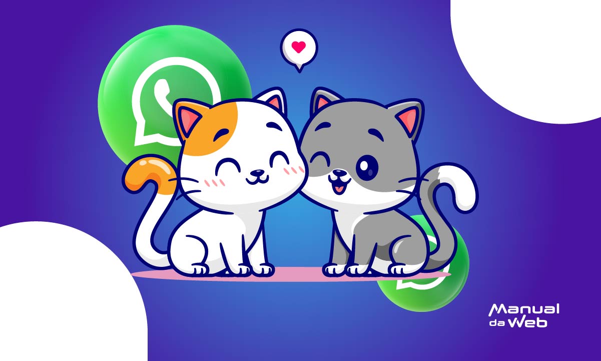 Aplicativo de figurinhas de gatinhos para WhatsApp