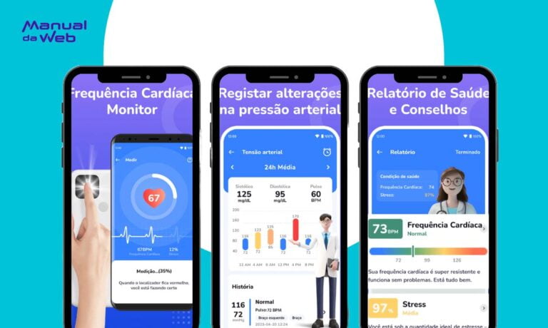 Aplicativo para monitorar pressão arterial e açúcar no sangue
