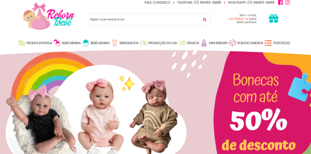 Comprar Bebê Reborn Online