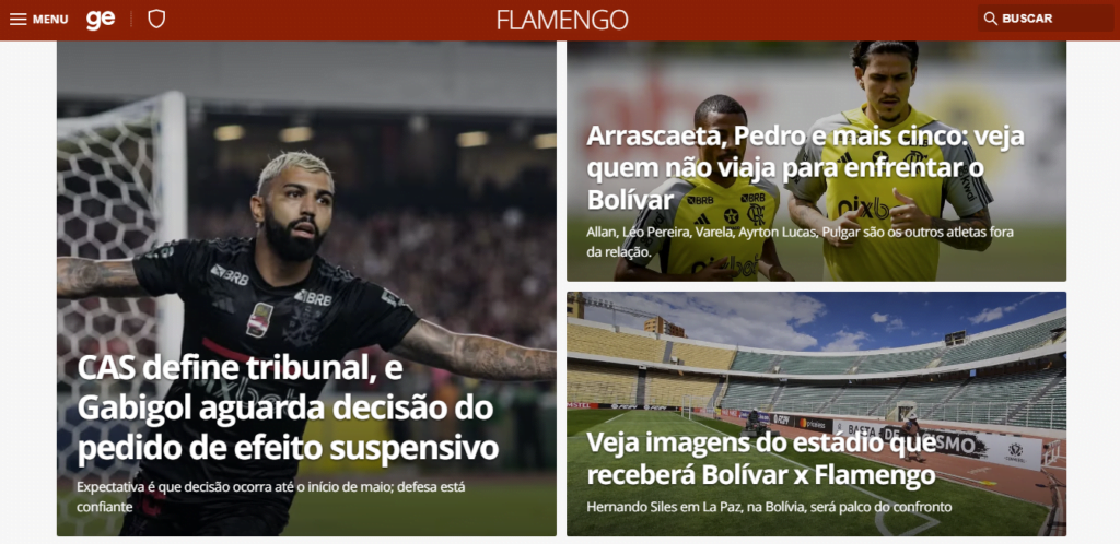 Aplicativo CR Flamengo grátis