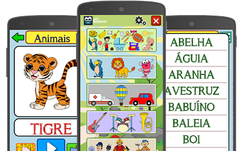 Aplicativo para crianças aprender palavras