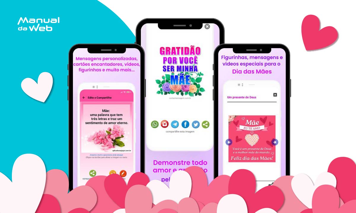 Aplicativo para criar mensagem para mães, fácil no celular