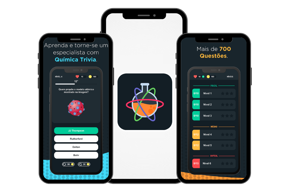 Aplicativo para testar conhecimentos de química