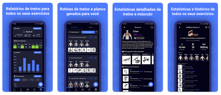 Aplicativo de treino com Inteligência Artificial