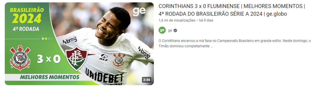 Assistir aos jogos do Corinthians ao vivo