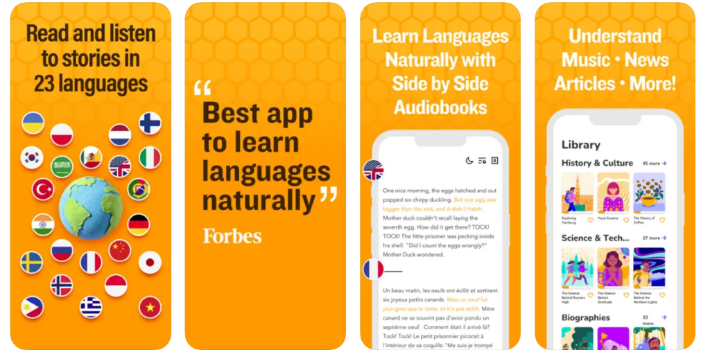 App de leitura em inglês gratuito