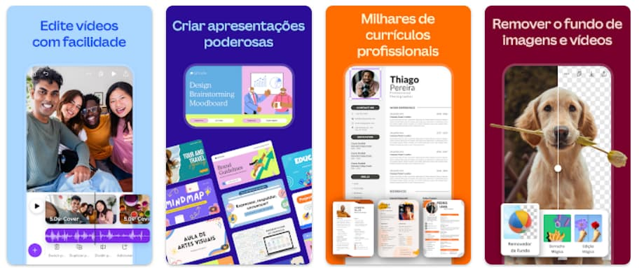 Aplicativo para fazer capa de trabalho