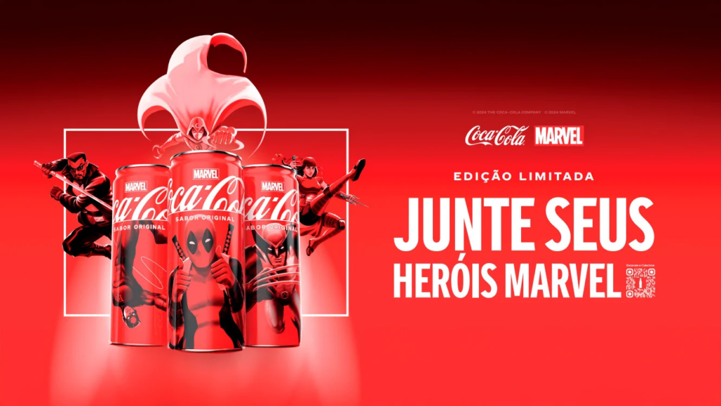 Promoção Coca-Cola e Marvel