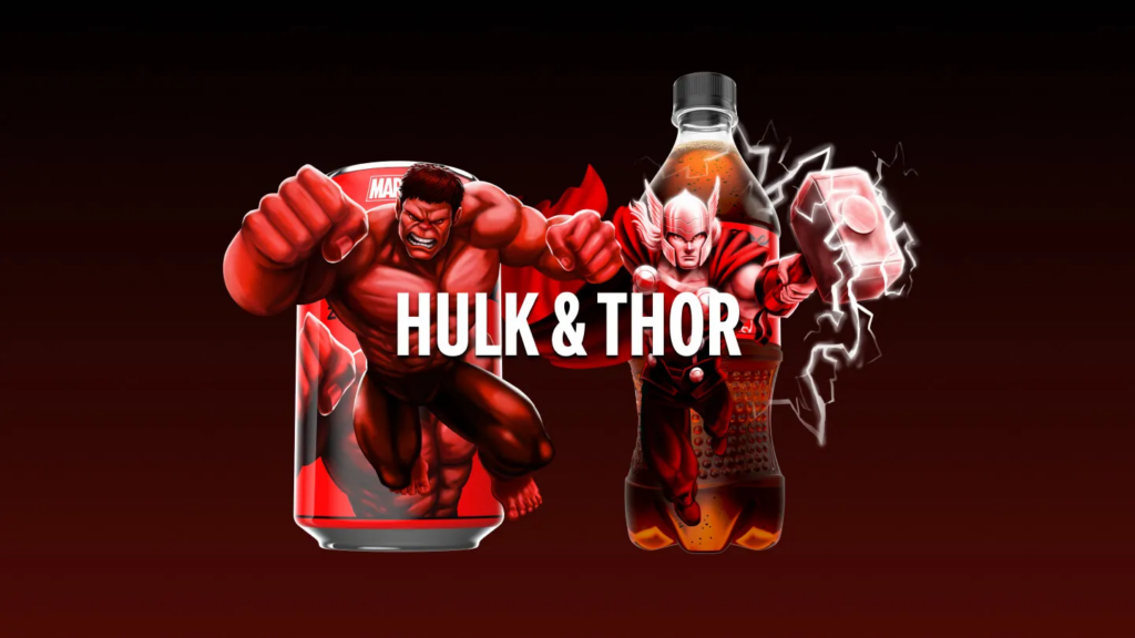 Promoção Coca-Cola e Marvel