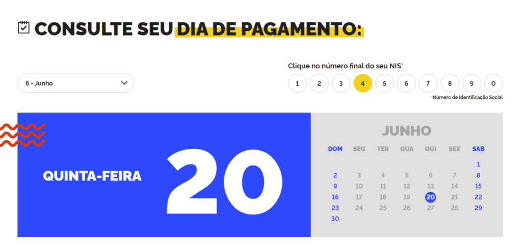 Calendário do Bolsa Família