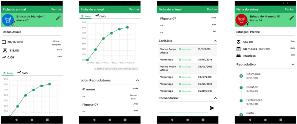 Aplicativo para pesar gado