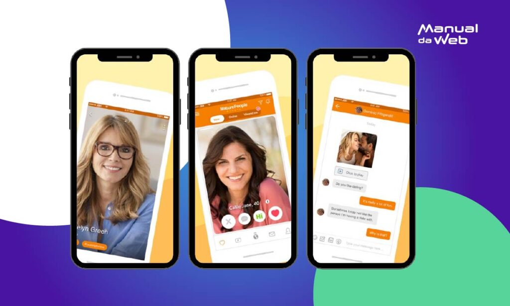 Aplicativo de namoro para quem tem mais de 50 anos