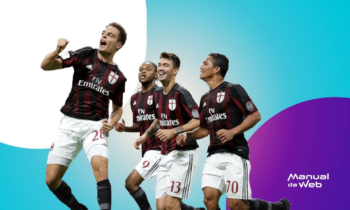  Bolsa de futebol do Milan FC