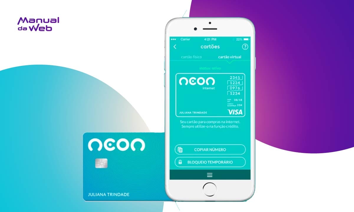 Solicitar cartão de crédito Neon: faça tudo rápido pelo celular