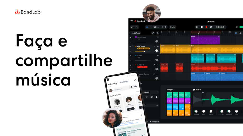 Estúdio de música online grátis