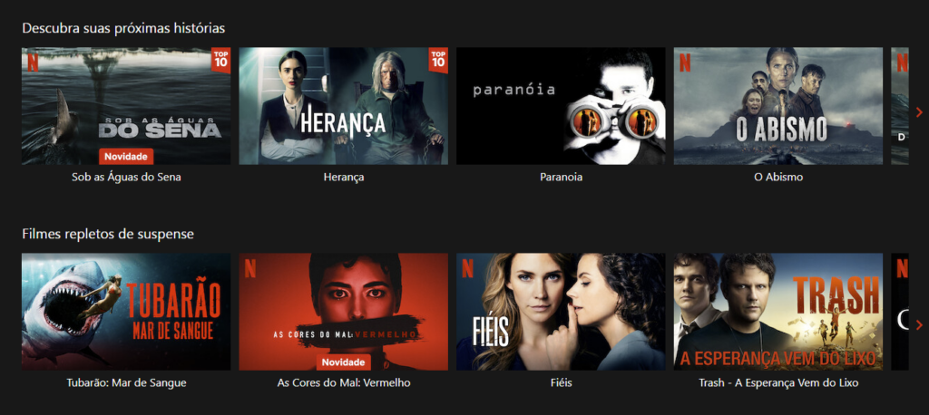  Códigos da Netflix