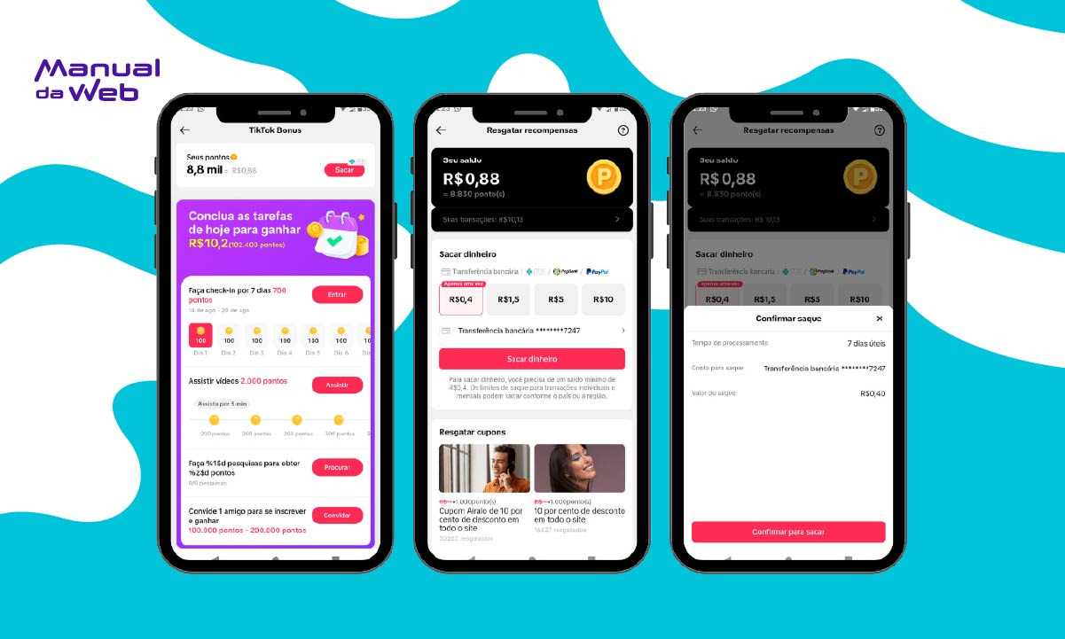 Como sacar o dinheiro do TikTok