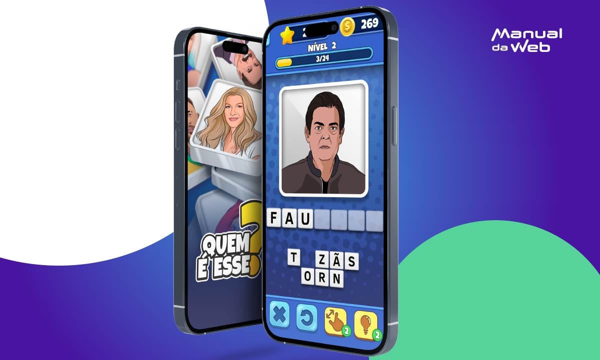 Jogo de descobrir os famosos