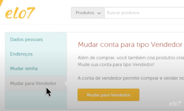 Como criar loja virtual no Elo7