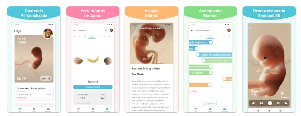 Aplicativo para acompanhar a gravidez