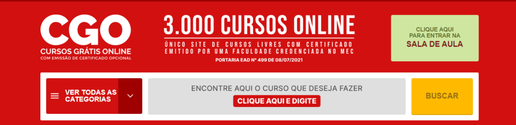 Cursos profissionalizantes online