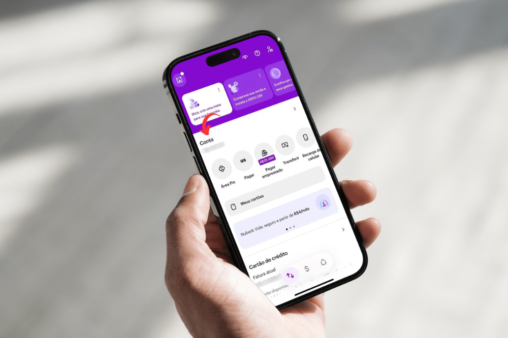 Como ver o extrato do Nubank