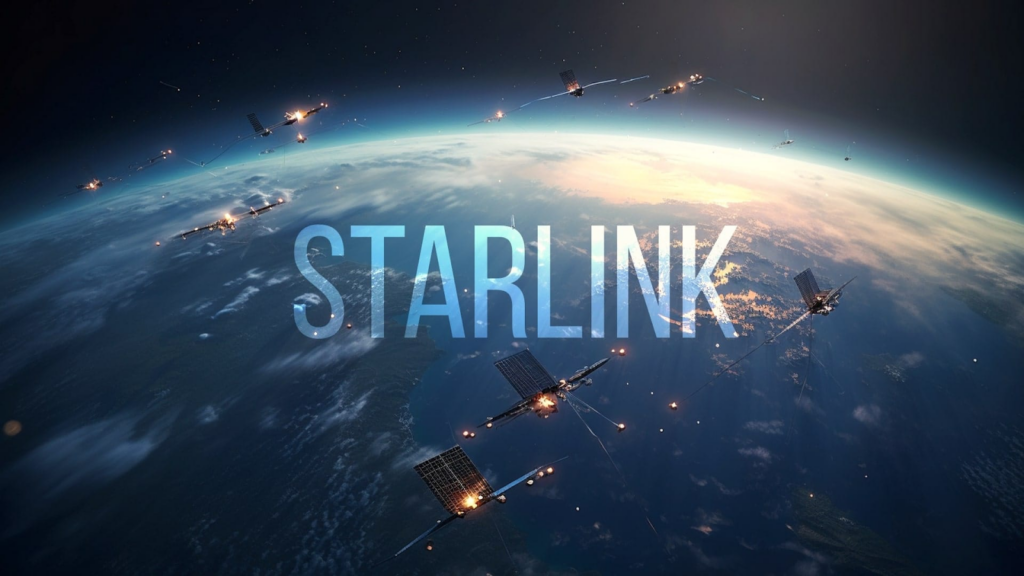 Antena da Starlink
