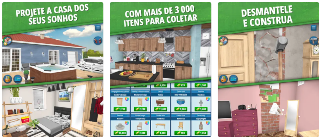 Jogo de decoração