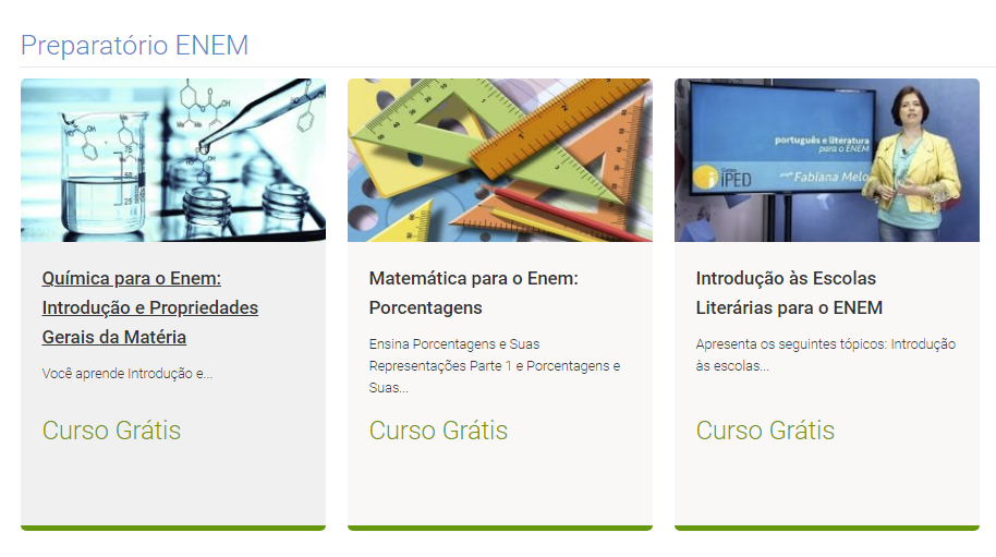 Cursos iPED