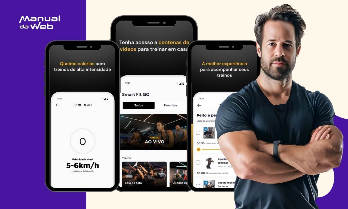 Academia Smart Fit: aplicativo com treinos gratuitos para fazer em casa