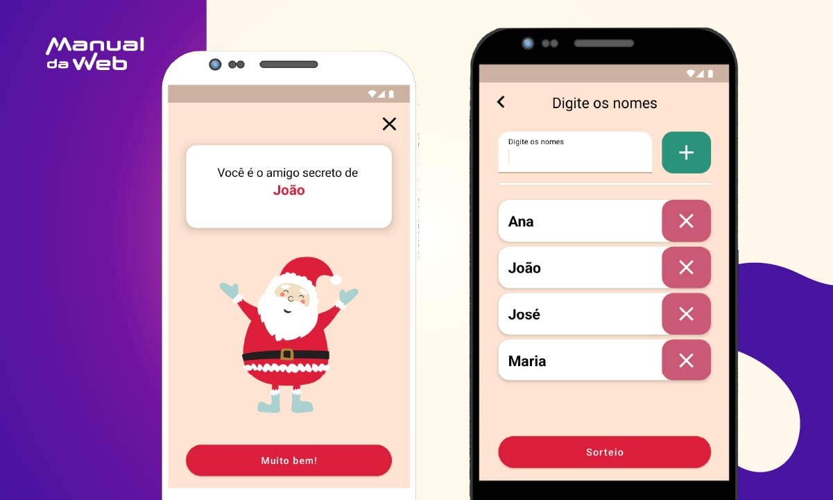 Aplicativo gratuito para o sorteio de amigo secreto online