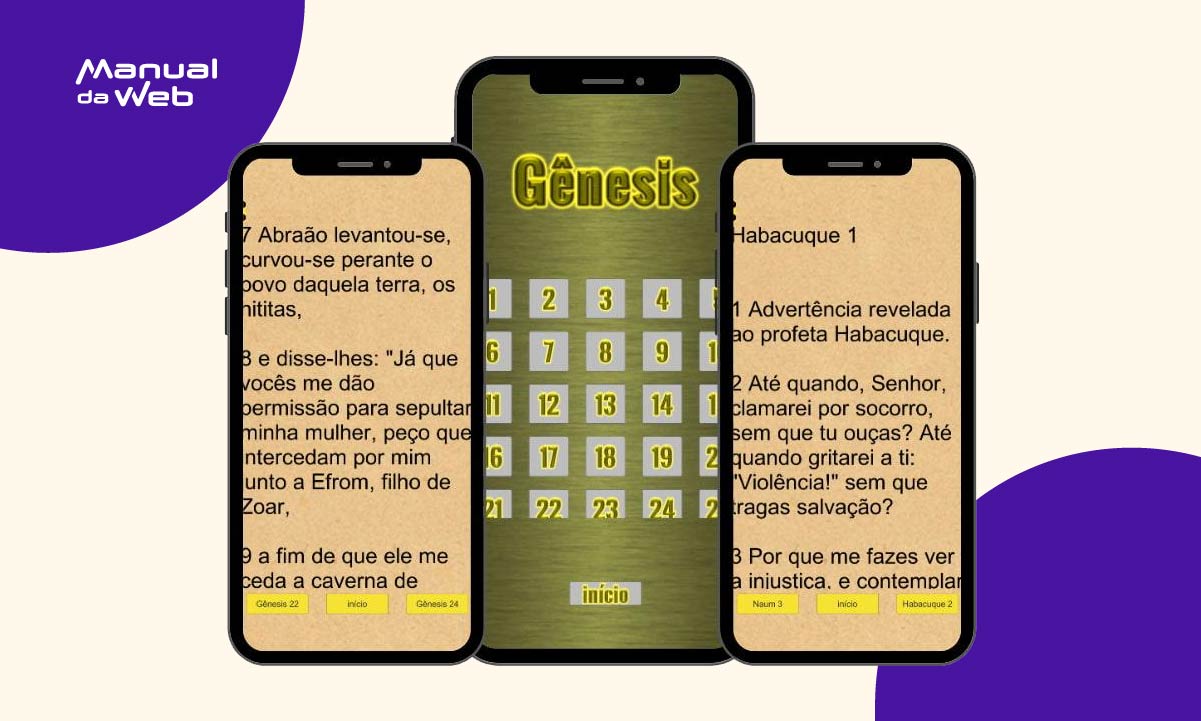 Aplicativo para estudar o Antigo Testamento pelo celular