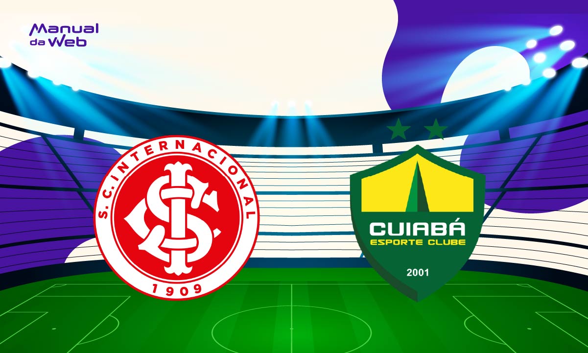 Internacional x Cuiabá 16/09 ao vivo: onde assistir, horários e escalações