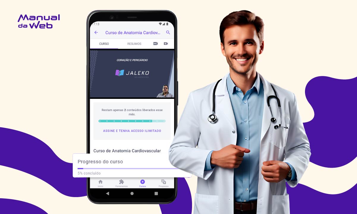 Jaleko: aplicativo de curso para estudantes de Medicina