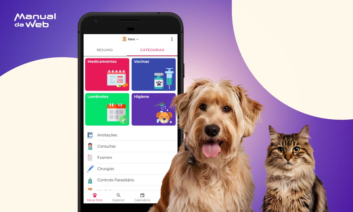 MeuPet: aplicativo de cuidado pet fácil de usar no celular