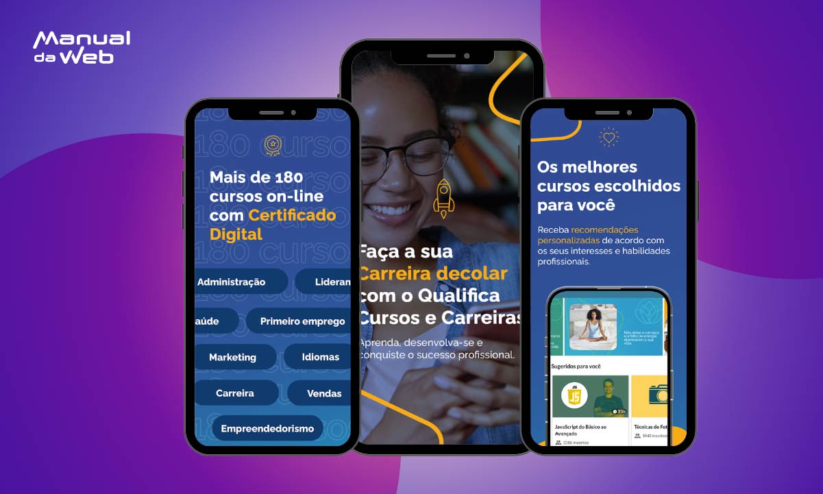 Qualifica Cursos e Carreiras: app de cursos online com certificação