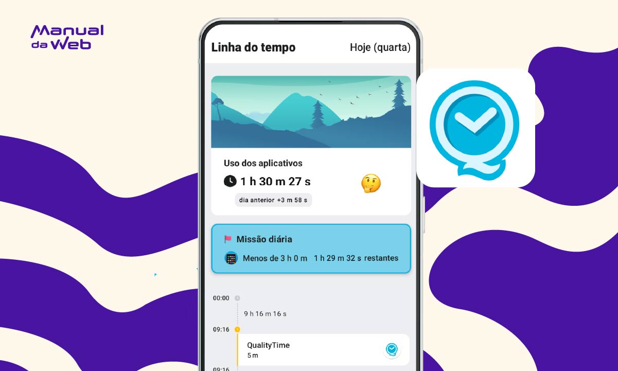 Quality Time: aplicativo para diminuir o tempo no celular