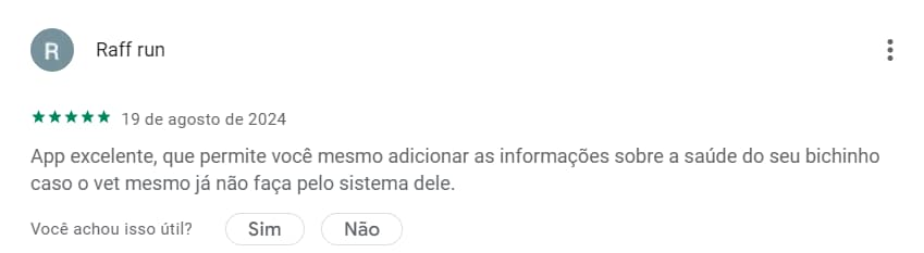 Aplicativo de cuidado pet