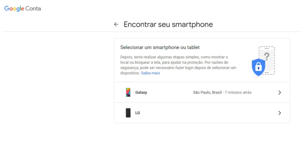 Como rastrear celular pelo e-mail